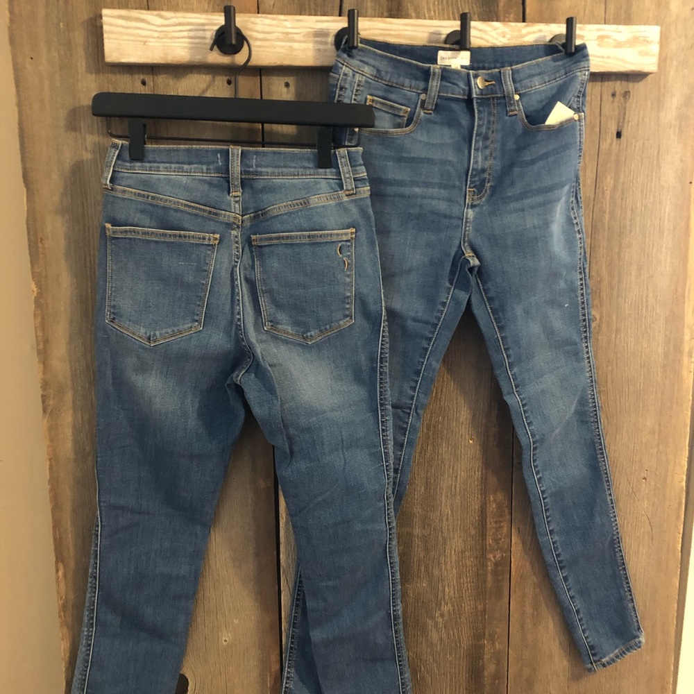 Crescent Drive Bright Vintage Blue Skinny Jeans